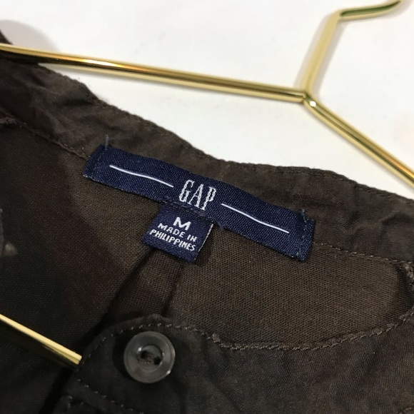 ❌SOLD❌ NWOT GAP Brown Tie-Waist Shirtdress - Picture 7 of 7